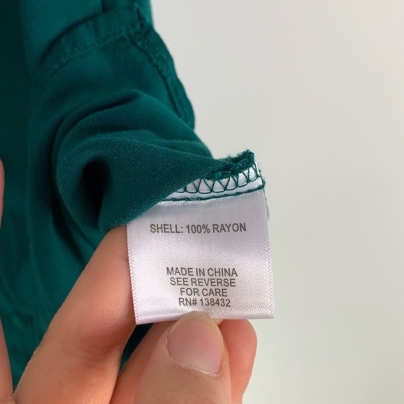 🌵ModCloth motivating ways button up top teal m - Picture 5 of 6